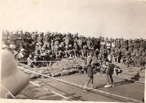 151 inter-unit boxing match India or North Africa